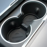 2024 Model 3 Highland Water Cup Holder Storage Box Console TPE Silicone Holder Cup Holder Insert for Tesla